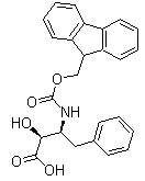 (alphaS,betaS)-beta-[[(9H-Fluoren-9-ylmethoxy)carbonyl]amino]-alpha-hydroxy-benzenebutanoic acid molecular structure (CAS 210754-59-9)