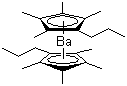 structure of CAS# 210758-43-3, Bis(tetramethylpropylcyclopentadienyl)barium
