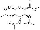 乙酰溴-alpha-D-葡萄糖醛酸甲酯分子结构 (CAS 21085-72-3)