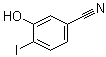 3-羟基-4-碘苯甲腈分子结构 (CAS 210962-75-7)