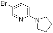 5-溴-2-(吡咯烷-1-基)吡啶分子结构 (CAS 210963-93-2)