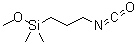 CAS 登录号：21116-75-6, (3-异氰酸丙基)甲氧基二甲基硅烷