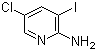 2-Amino-5-chloro-3-iodopyridine molecular structure (CAS 211308-81-5)