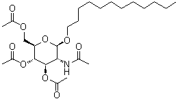 CAS 登录号：211567-22-5, 十二烷基 2-(乙酰氨基)-2-脱氧-beta-D-吡喃葡萄糖苷 3,4,6-三乙酸酯