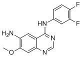 CAS # 2117703-26-9, Dacomitinib Impurity SFAJ, N4-(3,4-Difluorophenyl)-7-methoxy-quinazoline-4,6-diamine