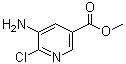 structure of CAS# 211915-96-7, 5-氨基-6-氯烟酸甲酯