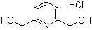 2,6-二羟甲基吡啶盐酸盐分子结构 (CAS 21197-76-2)