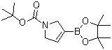structure of CAS# 212127-83-8, 1-Boc-2,5-Dihydro-1H-pyrrole-3-boronic acid pinacol ester