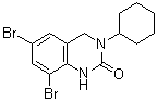 CAS # 21237-84-3, 6,8-Dibromo-3-cyclohexyl-3,4-dihydro-2(1H)-quinazolinone