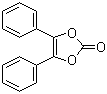 structure of CAS# 21240-34-6, 4,5-Diphenyl-1,3-dioxol-2-one