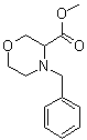 structure of CAS# 212650-44-7, 4-(Phenylmethyl)-3-morpholinecarboxylic acid methyl ester