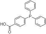structure of CAS# 2129-31-9, 4-(二苯基膦基)苯甲酸