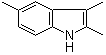 structure of CAS# 21296-92-4, 2,3,5-三甲基-1H-吲哚