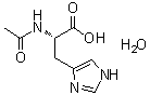 structure of CAS# 213178-97-3, N-乙酰基组氨酸一水合物