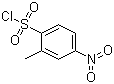 structure of CAS# 21320-90-1, 2-Methyl-4-nitrobenzenesulfonyl chloride