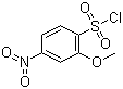 structure of CAS# 21320-91-2, 2-甲氧基-4-硝基苯磺酰氯