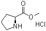 Methyl L-prolinate hydrochloride molecular structure (CAS 2133-40-6)