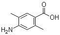 structure of CAS# 21339-73-1, 4-Amino-2,5-dimethylbenzoic acid