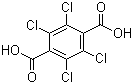 structure of CAS# 2136-79-0, 四氯对苯二甲酸