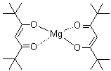 Magnesium bis(2,2,6,6-tetramethylheptane-3,5-dionate) molecular structure (CAS 21361-35-3)