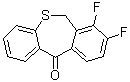 7,8-Difluoro-dibenzo[b,e]thiepin-11(6H)-one molecular structure (CAS 2136287-66-4)