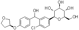 CAS # 2137418-13-2, (2S,3R,4R,5S,6R)-2-(4-Chloro-3-(hydroxy(4-(((S)-tetrahydrofuran- 3-yl)oxy)phenyl)methyl)phenyl)-6-(hydroxymethyl)tetrahydro-2H- pyran-3,4,5-triol