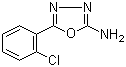 2-Amino-5-(2-chlorophenyl)-1,3,4-oxadiazole molecular structure (CAS 2138-98-9)