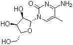 5-甲基胞苷分子结构 (CAS 2140-61-6)