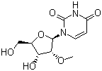 2'-甲氧基尿苷分子结构 (CAS 2140-76-3)