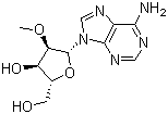 2'-O-甲基腺苷分子结构 (CAS 2140-79-6)