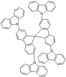 CAS # 214078-86-1, 9,9',9'',9'''-(9,9'-Spirobi[9H-fluorene]-2,2',7,7'-tetrayl)tetrakis-9H-carbazole