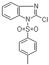 structure of CAS# 214147-57-6, 2-Chloro-1-[(4-methylphenyl)sulfonyl]-1H-benzimidazole