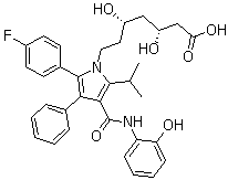 structure of CAS# 214217-86-4, 2-Hydroxyatorvastatin