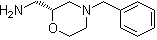 structure of CAS# 214273-17-3, (2R)-4-(Phenylmethyl)-2-morpholinemethanamine