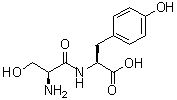 structure of CAS# 21435-27-8, L-Seryl-L-tyrosine