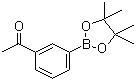 structure of CAS# 214360-49-3, 3-乙酰基苯硼酸频哪醇酯