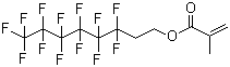 structure of CAS# 2144-53-8, 2-(Perfluorohexyl)ethyl methacrylate