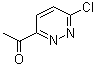 structure of CAS# 214701-31-2, 3-Acetyl-6-chloropyridazine