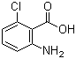 structure of CAS# 2148-56-3, 2-Amino-6-chlorobenzoic acid