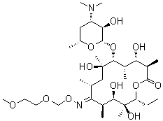 去克拉定糖罗红霉素分子结构 (CAS 214902-82-6)