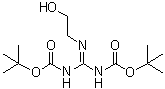 structure of CAS# 215050-11-6, 1,3-Di-boc-2-(2-hydroxyethyl)guanidine