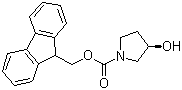 (R)-1-FMOC-3-Pyrrolidinol molecular structure (CAS 215178-39-5)