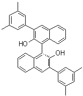 structure of CAS# 215433-51-5, (1R)-3,3'-二(3,5-二甲基苯基)[1,1'-联萘]-2,2'-二醇