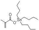 CAS # 2155-70-6, Tributylstannyl methacrylate, (Methacryloyloxy)tributylstannane, NSC 221239, Tin tributylmethacrylate, Tributyl(methacryloxy)stannane, Tributylmethacryloyloxystannane
