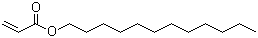 2-丙烯酸十二烷基酯分子结构 (CAS 2156-97-0)