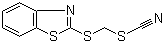 structure of CAS# 21564-17-0, 2-(Thiocyanatomethylthio)benzothiazole