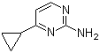 structure of CAS# 21573-15-9, 4-Cyclopropyl-2-pyrimidinamine