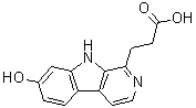 CAS 登录号：215934-15-9, 7-羟基-9H-吡啶并[3,4-b]吲哚-1-丙酸