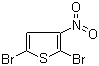 structure of CAS# 2160-51-2, 2,5-二溴-3-硝基噻吩