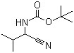 CAS # 216319-90-3, Boc-L-Val-nitrile, N-[(1S)-1-Cyano-2-methylpropyl]-carbamic acid 1,1-dimethylethyl ester
